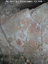 Pinturas rupestres de la Raspa de Piedra Redonda II. Manchas