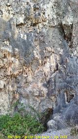 Espeleotemas de la Cantera del Chozo. 