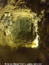 Galería sin salida La Mota. Pasadizo del Arrabal Viejo. Galería sin salida