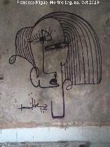 Graffiti de Belin de la Cantina de la Cruz. 