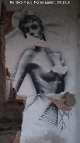 Graffiti Desnudo de la Cruz. 
