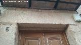 Casa de la Calle de la Trinidad n 6. Dintel