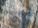 Pinturas rupestres de la Cueva del Plato grupo III. 