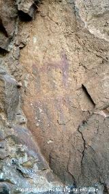Pinturas rupestres del Abrigo Debajo del Plato. 
