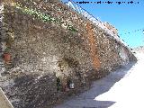 Iglesia de Ntra. Sra. del Carmen. Muros de contencin de la Plaza de la Iglesia