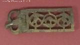 Broche de bronce siglos V-VI. Museo Provincial de Jaén Necrópolis visigoda del Cerro Salido. Broche de bronce siglos V-VI. Museo Provincial de Jaén