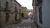 Arco de Villalar y Puerta de Jan. Desde la Calle Rastro de la Carnicera