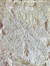 Castillo de la Villa. Torre del Homenaje. Grabado antiguo