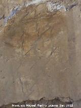 Cstulo. Templo Imperial. Estuco decorado con dibujos