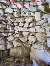 Los Caracoles. Chozo I. Paredes