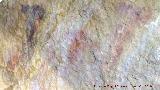 Pinturas rupestres de la Cueva del Canjorro I. Parte inferior
