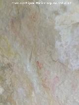Pinturas rupestres de la Cueva del Canjorro I. Parte superior