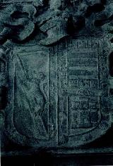 Casa de los Benavides. Foto antigua. Escudo