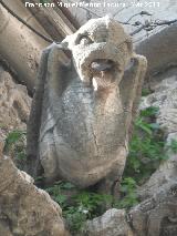 Catedral de Jan. Fachada gtica. Grgola