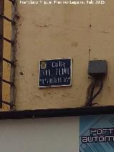 Placa Calle Isaac Peral. Placa