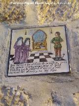 Azulejo de la Casa de la Juventud Historia de Baños de la Encina. Azulejo de la Casa de la Juventud
