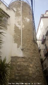 Muralla de Jaén. Torreón cilíndrico del Portillo de San Sebastián.